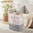 Large Woven Cotton Rope Laundry Hamper With Reinforced Handles - Collapsible Storage Basket For Clothes, Blankets, Toys - Decorative Organizer For Bedroom, Living Room, Nursery-907013718