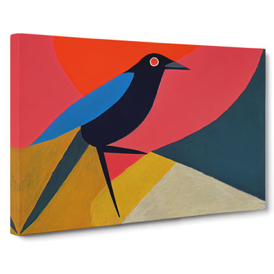 Boundless Abstract Bird - Wrapped Canvas