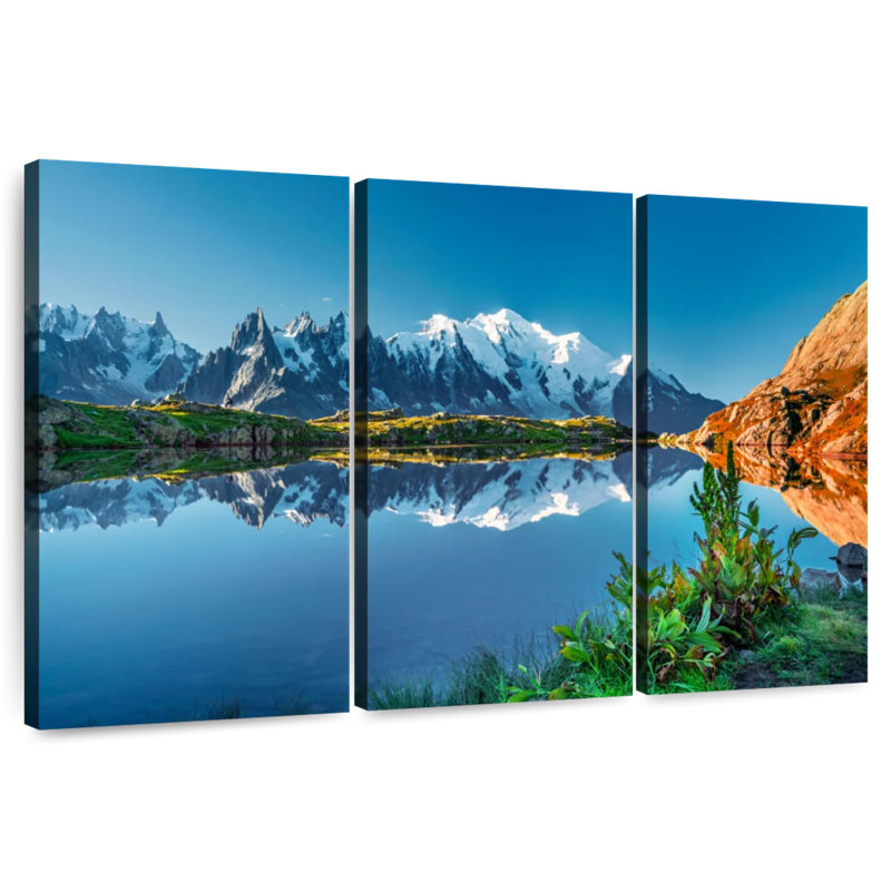 Alvord Lac Blanc And Mont Blanc Scene, 20" H x 33" W