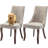 Modern Simplicity Linen Upholstered Dining Chairs Set of 2-2054077165