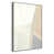 Toile avec cadre argenté