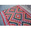 Tapis de salle à manger bleu, kilim, tapis turc, tapis neutre, tapis de luxe, tapis rétro