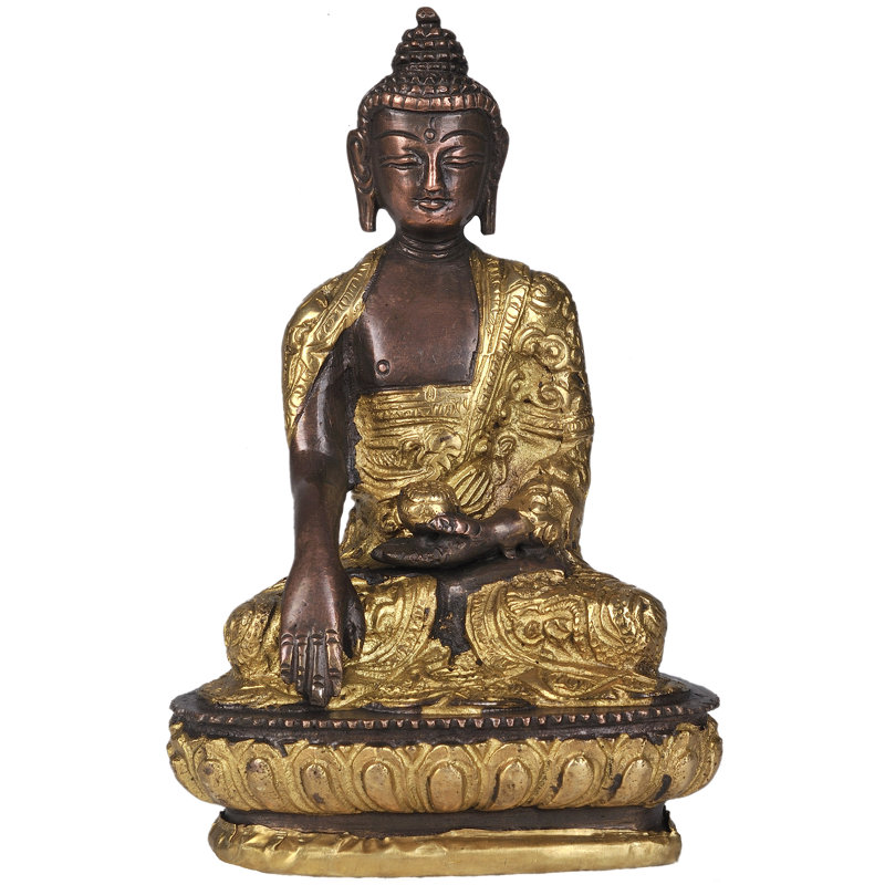 Figurine Bouddha dans la tête de Bhumisparasha