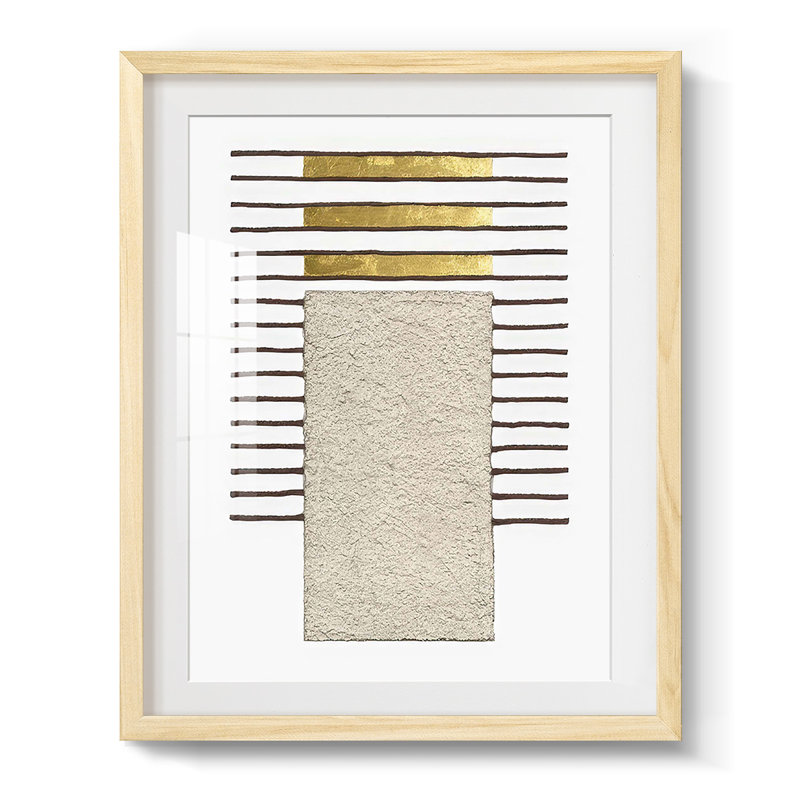 Monolithic Gold I -Framed Print