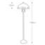 Riverwoods 157.5cm Black Traditional Floor Lamp