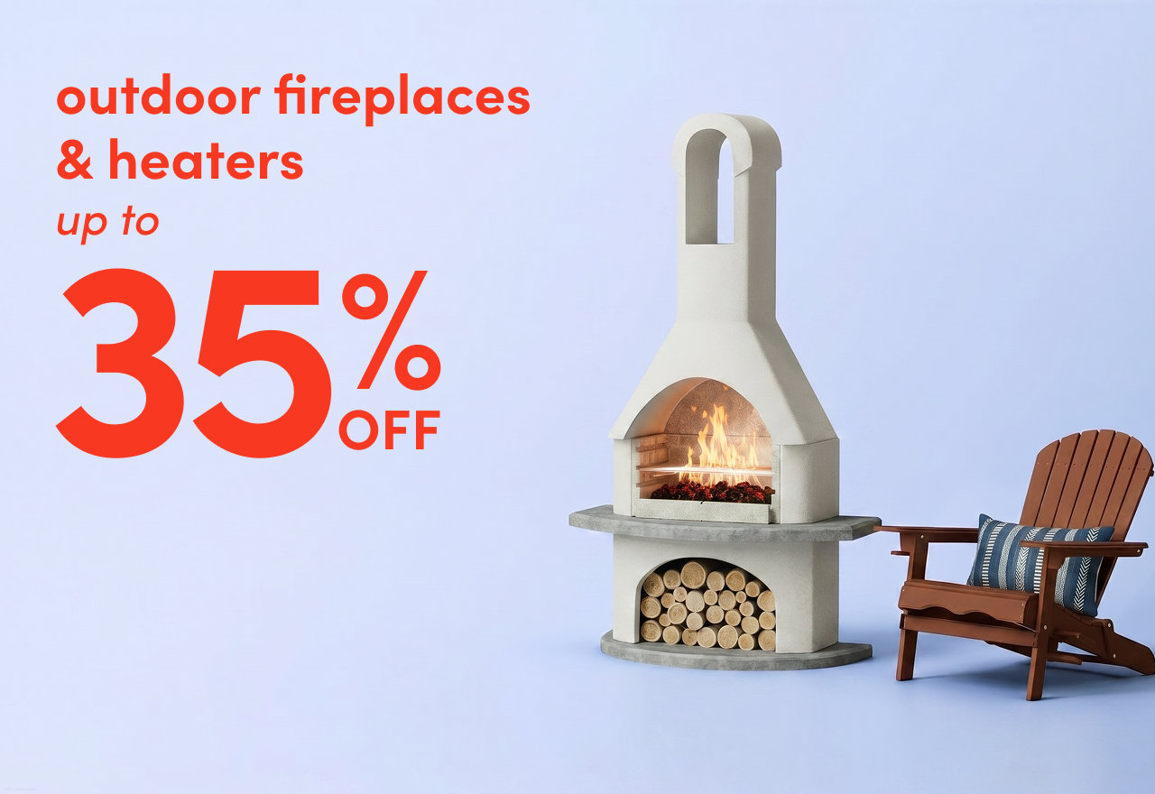 outdoor fireplace & heater deals