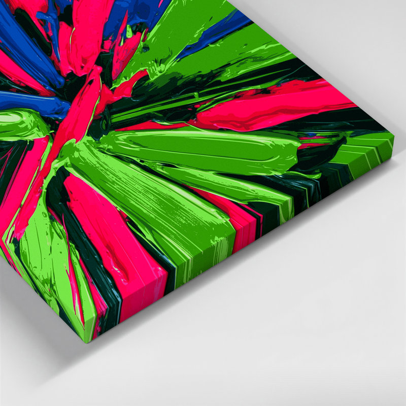 «Neo Expressionism 81», art mural sur toile grise