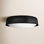 2 Light Glass Flush Mount