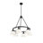 Felda 6 - Light Steel Dimmable Cone Chandelier-99998921-99998917