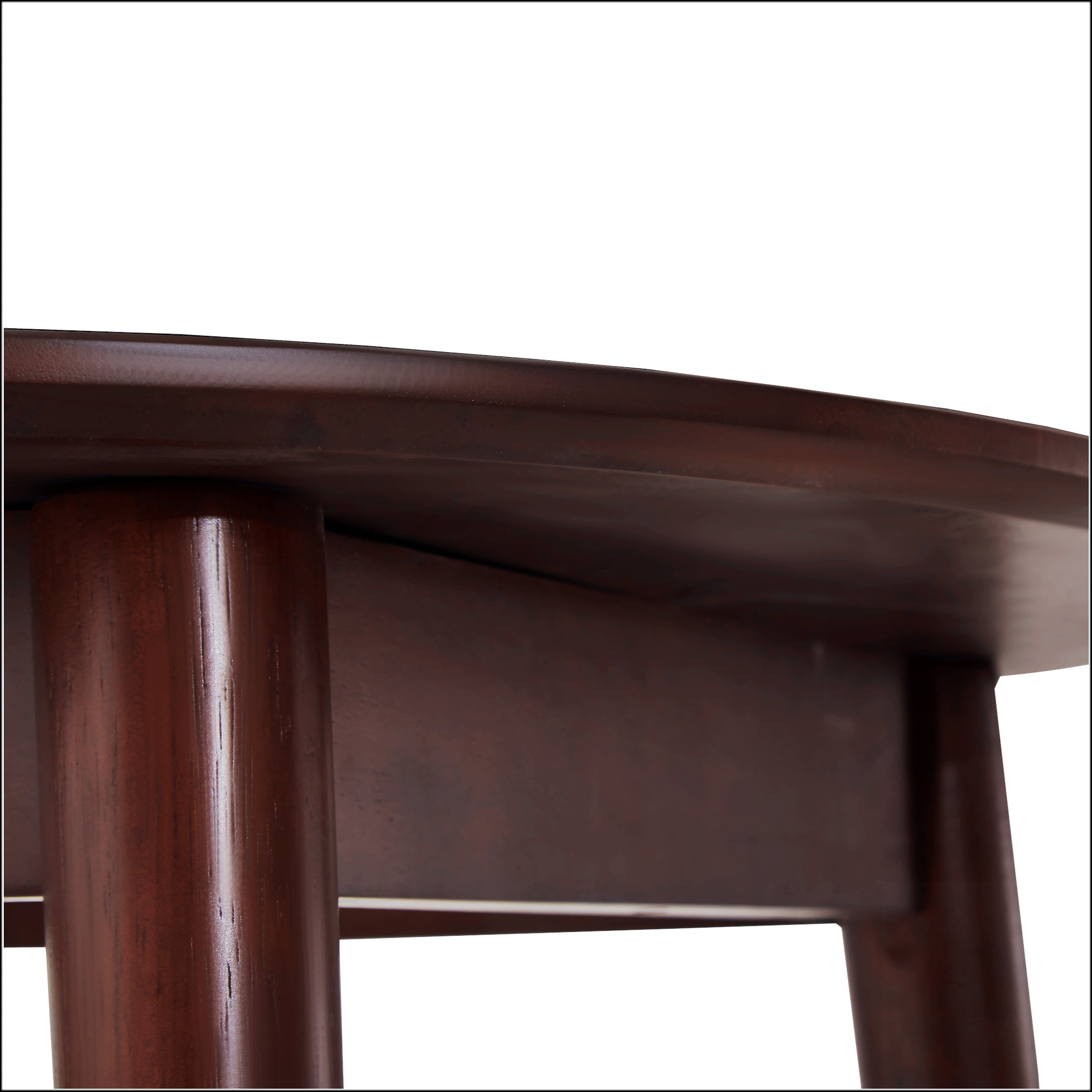 George Oliver Table ronde en noyer - Wayfair Canada