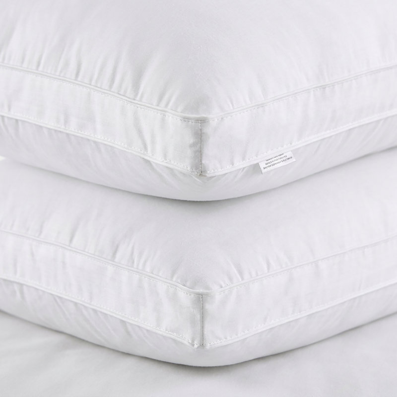 Oreiller ferme en duvet à motif de tapis - très grand, King