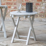 Abdual Folding Wooden Side Table