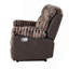 Causeuse inclinable brune