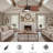 52" Tropical Ceiling Fan With Light And Remote, LED Tri-Color Temperature, 5 Blade Ceiling Fans Reversible 6 Speeds W/Quiet DC Motor, 6'' And 12'' Downrods For Bedroom, Living Room-1247780773