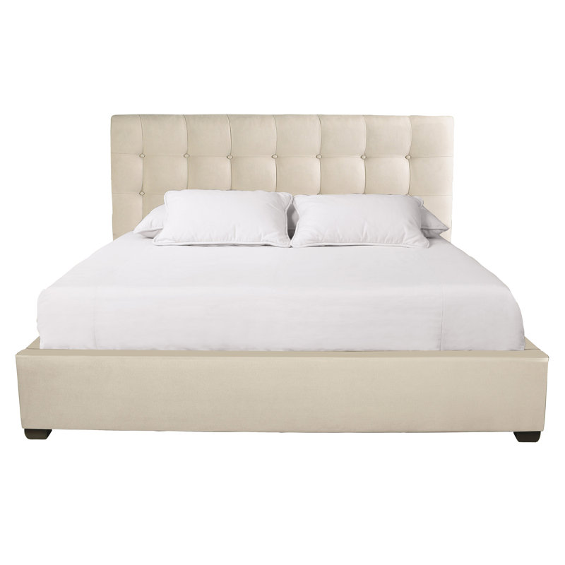 Avery King Tufted Upholstered Panel Bed, California King