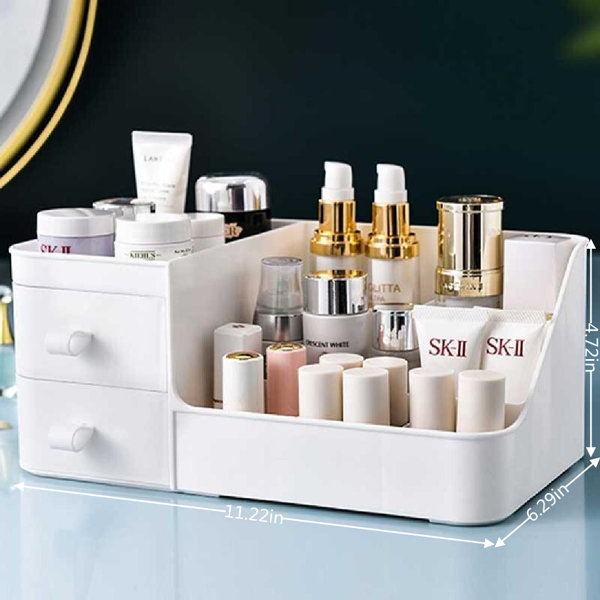 Rebrilliant Kamor Polypropylene 7 Compartment Makeup Organizer