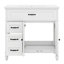 Ensemble de meuble-lavabo 36 po avec lavabo en céramique, armoire de salle de bain avec 2 tiroirs et 2 portes, ensemble de meuble-lavabo simple avec cadre solide et panneau de fibres à densité moyenne-1497688306
