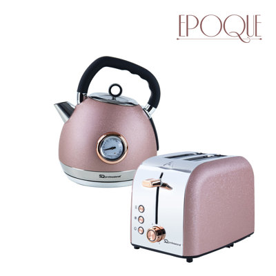 SQ Professional Epoque 1.8 L Stainless Steel Whistling Electric Tea Kettle