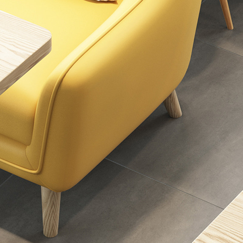 Banc de café décontracté décontracté, Jaune
