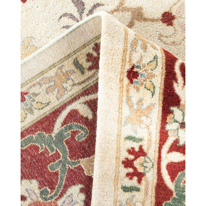 Classic One-of-a-Kind 9'4" X 12'1" Hand Knotted Area Rug