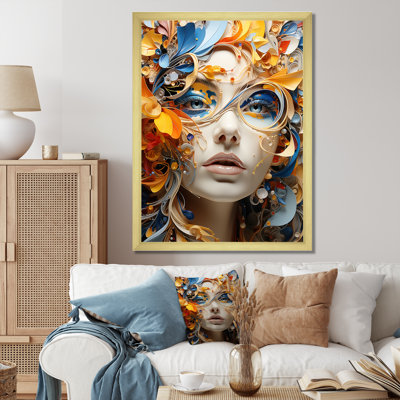 Portrait de femme surréalisme éternel II
