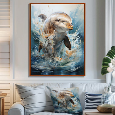 Dolphin Elegance - Art mural dauphin