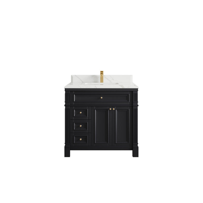 Gallipolis X P 22 po Meuble-lavabo de salle de bain D, Calacatta Laza