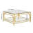 Square Glass Coffee Table-1776380071