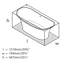 Toulouse 59.75" H x 29.25" W Freestanding Soaking Bathtub-66643028-66643048