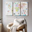 «World Map Continents» sur toile-388377695