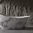 74" Solid Surface Freestanding Bathtub