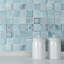 Carrelage mosaïque en verre brillant Classic Classic 11,82 po x 11,82 po-53509512