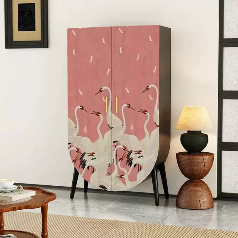 Armoire moderne à double porte minimaliste