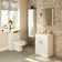 Eden 610mm Single Bathroom Vanity with Integrated Ceramic Basin