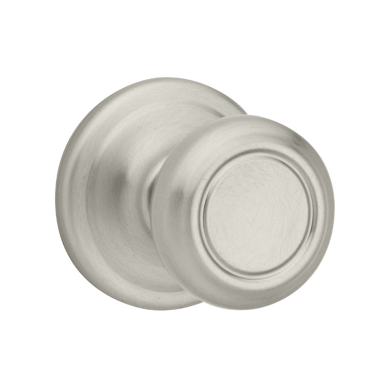 Cameron Passage Door Knob, Satin Nickel