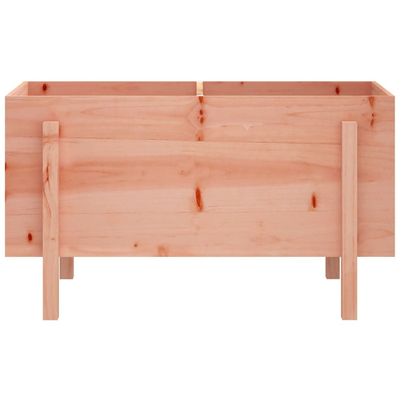 Meenakshi Wood Raised Garden Bed, Douglas, 57cm H x 101cm W x 50cm D, Brown
