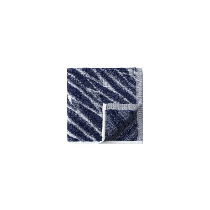 Shibori Towel Indigo, Wash Cloth