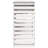 Coldiron Rectangular 113.5cm L Outdoor Standing Height Table-1923104087
