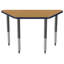 Table d'activité trapézoïdale à hauteur réglable avec pieds trapus-802538674-774649211-774649215