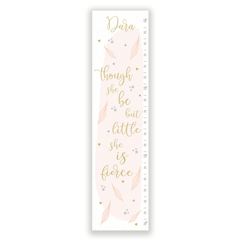 Thème de croissance personnalisé «She She But Little Little Blush Feathers»