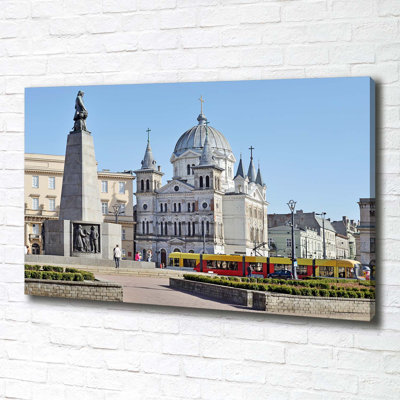 Plac Wolnoå›Ci ÅóDåº - Wrapped Canvas Print