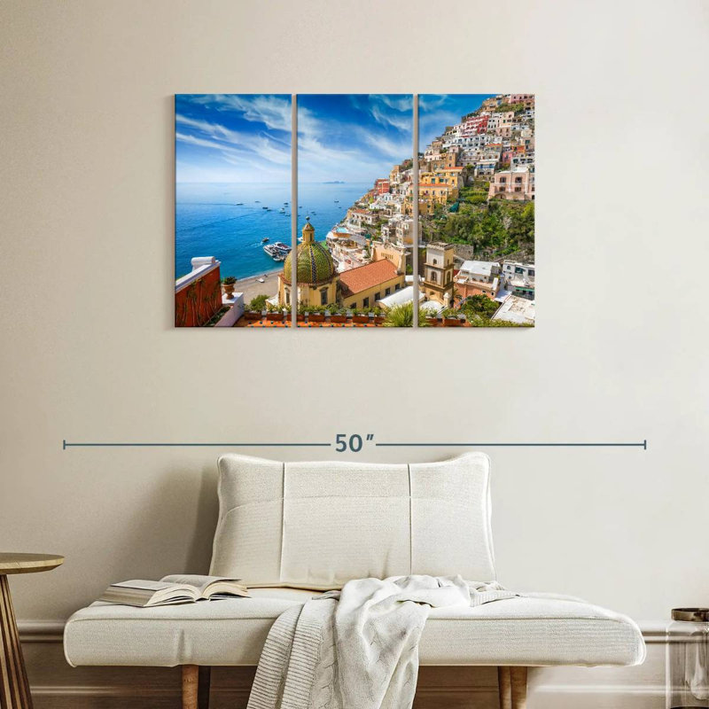 Nicci, ville côtière de Positano, H 24 po x l 38 po