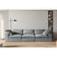 Canapé rembourré en tissu F-Concept Chenille