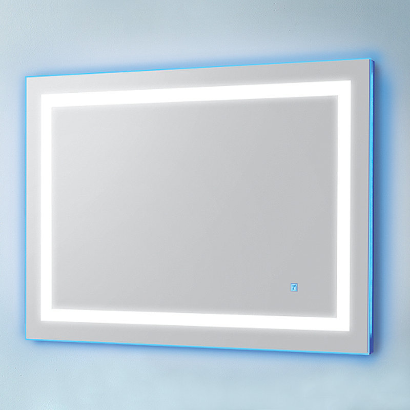 Bruns Metal Rectangle Wall Mirror