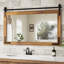 Solid Wood Rectangle Mirror-222018236-222018243