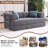 78.5" Convertible Sleeper Sofa Modular Floor Couch Foldable Funton - No Assembly Needed-2055505058