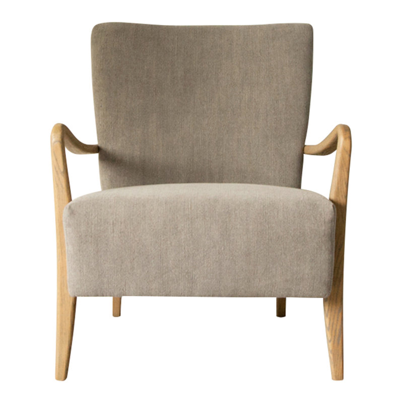 Margueritte Upholstered Cotton Blend Armchair
