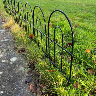41 cm H x 45 cm W Lawn Edging Fencing with 5 Panel(s) Included