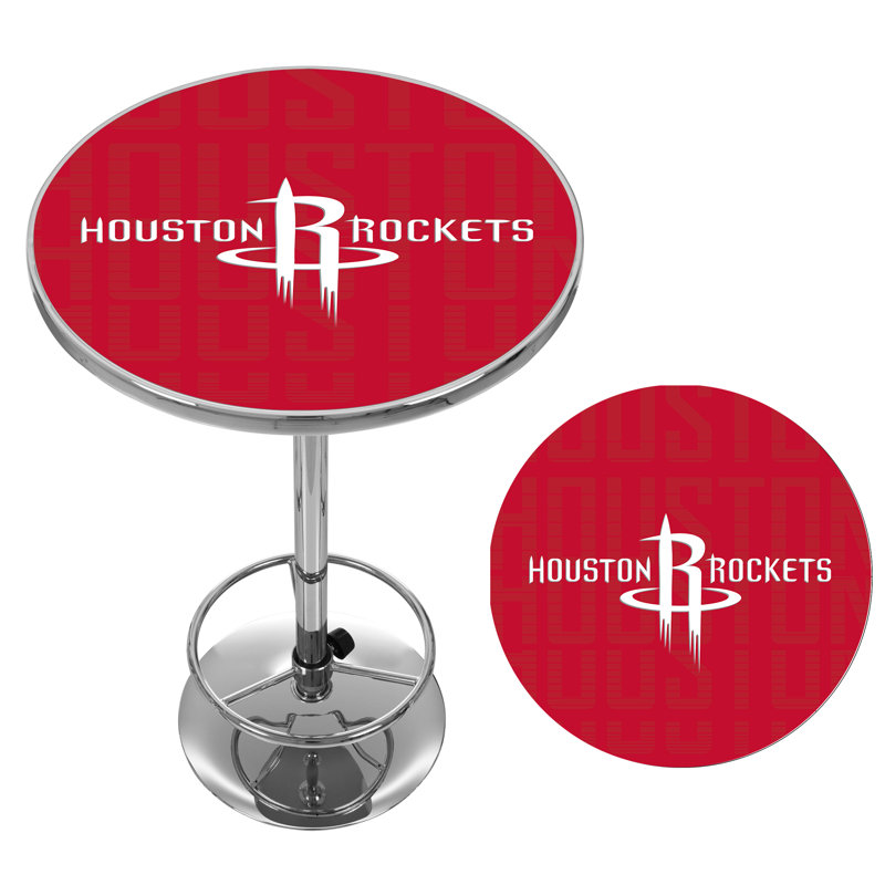 Table de bar avec repose-pieds NBA City, Rockets de Houston
