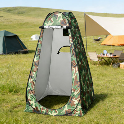 Tente escamotable portable avec sac de transport Camouflage